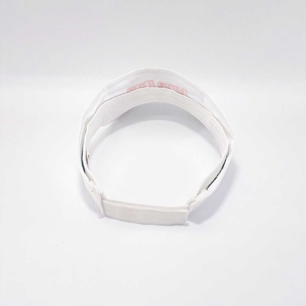 Sports Visor White Love Run