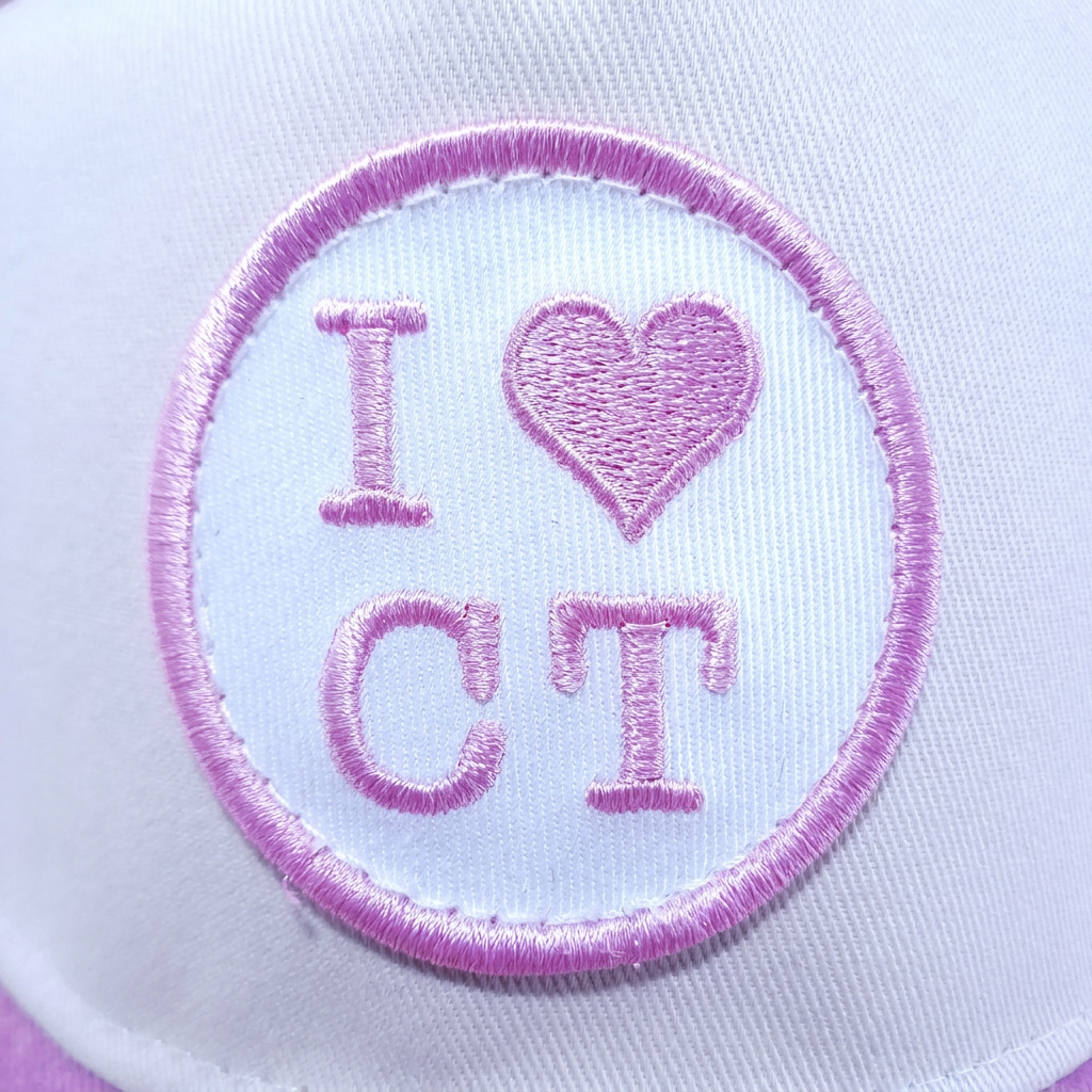 Worn Trucker Pink ILOVECT RND