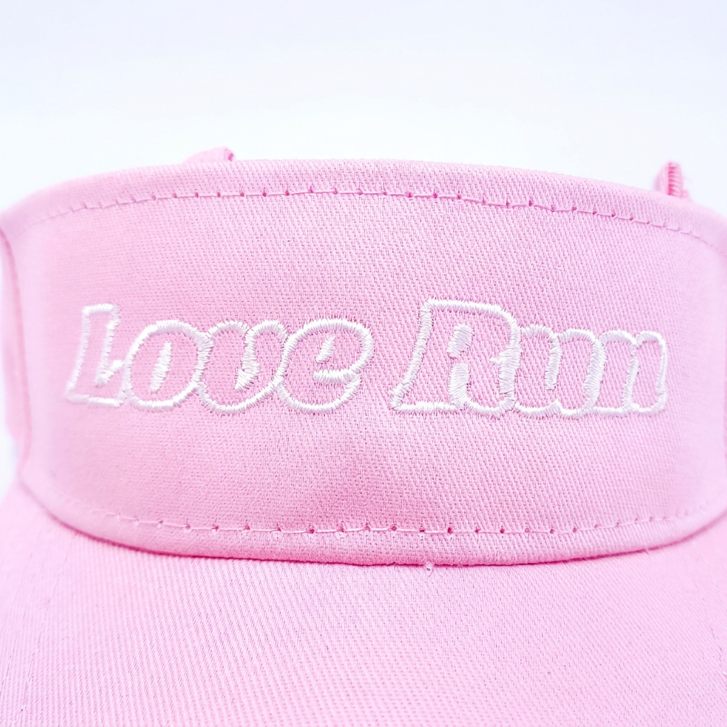 Sports Visor Pink Love Run