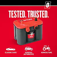 OPTIMA RedTop GRP34 800 CCA Sealed AGM Starting Battery - 8004-003