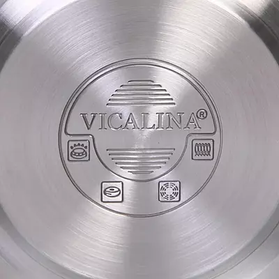 ابريق شاي ستانليس ستيل  بممسك خشبي VICALINA