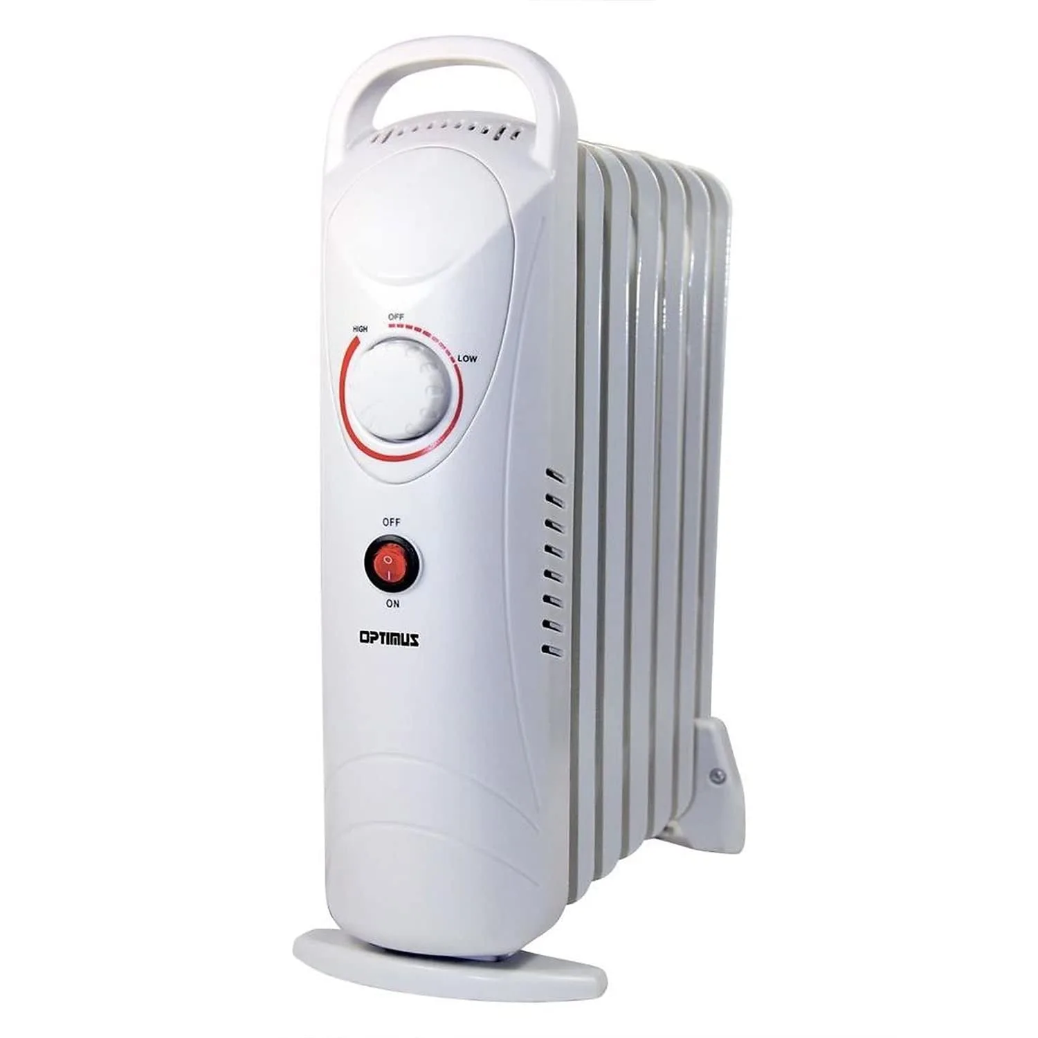 Optimus H-6003 700W Portable Oil-Filled Radiator Heater, 16 x 6 x 15 inches