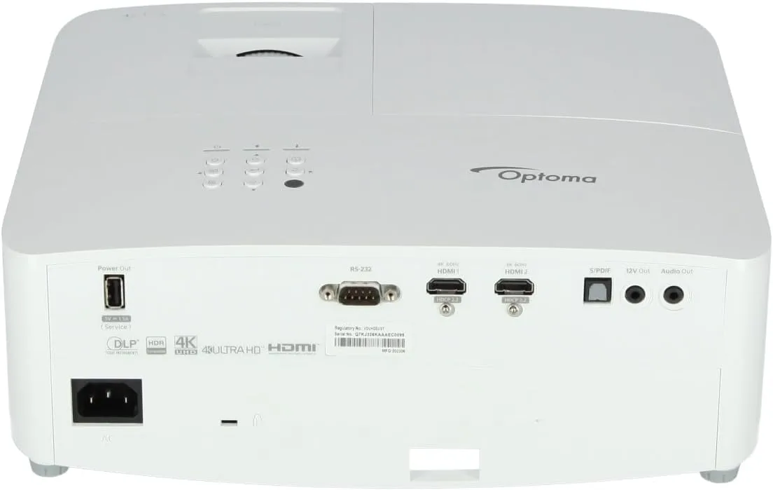 Optoma 4K400STx 4K Ultra HD High Brightness Short Throw DLP Projector