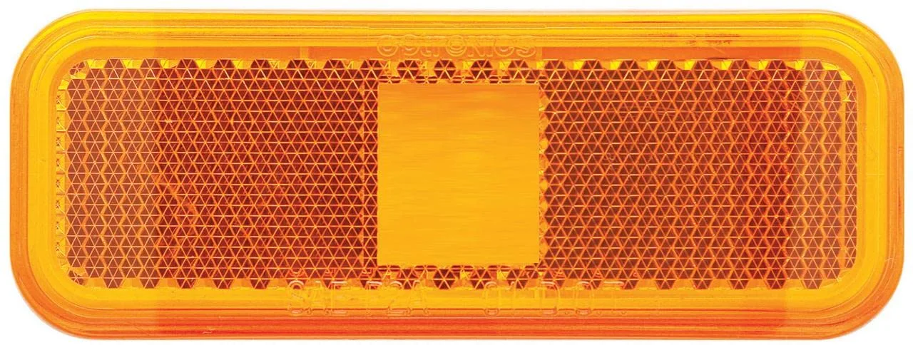 Optronics A-44ABP Amber Replacement Lens for Rectangular Marker/Clearance Light 1 Count (Pack of 1)
