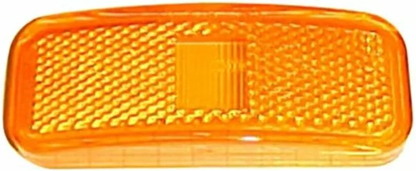 Optronics A-44ABP Amber Replacement Lens for Rectangular Marker/Clearance Light 1 Count (Pack of 1)