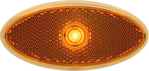 OPTRONICS MCL0030ABB LED 2x4 Amber Reflective Lamp
