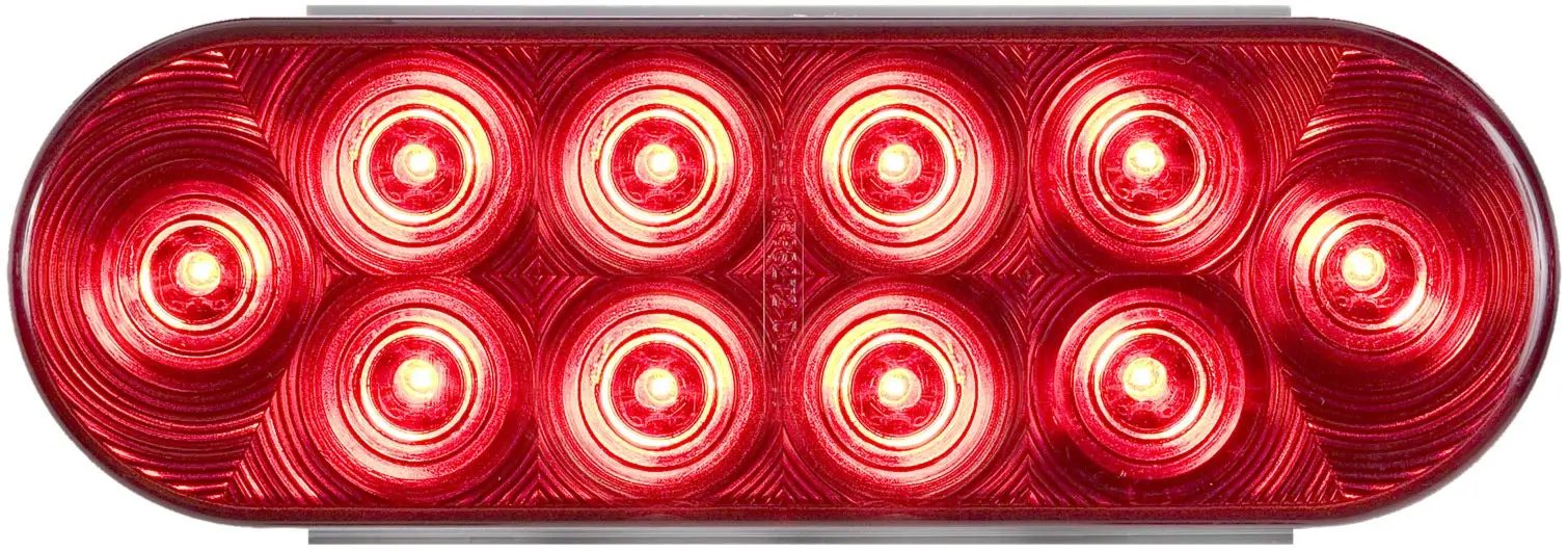 LED Tail Light, 6" Grommet Mount,10D
