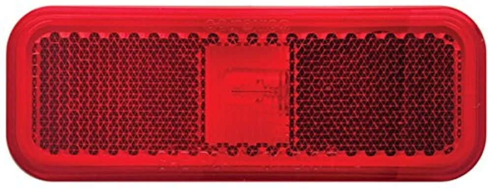 Optronics MC-44RBP Red Rectangular Reflector Marker/Clearance Light