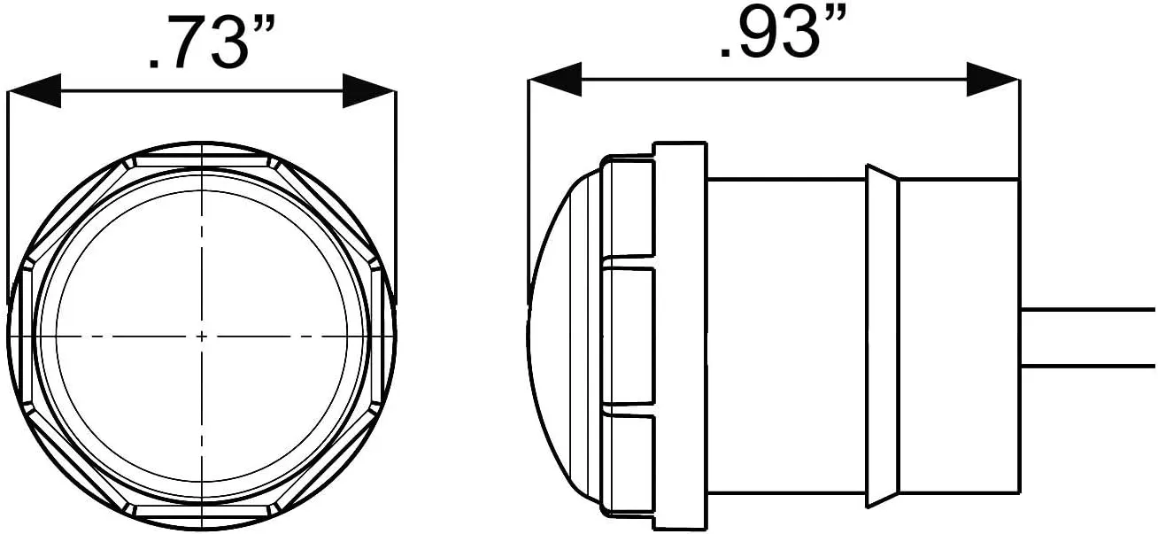 Optronics MCL110RKBP LED Marker Light