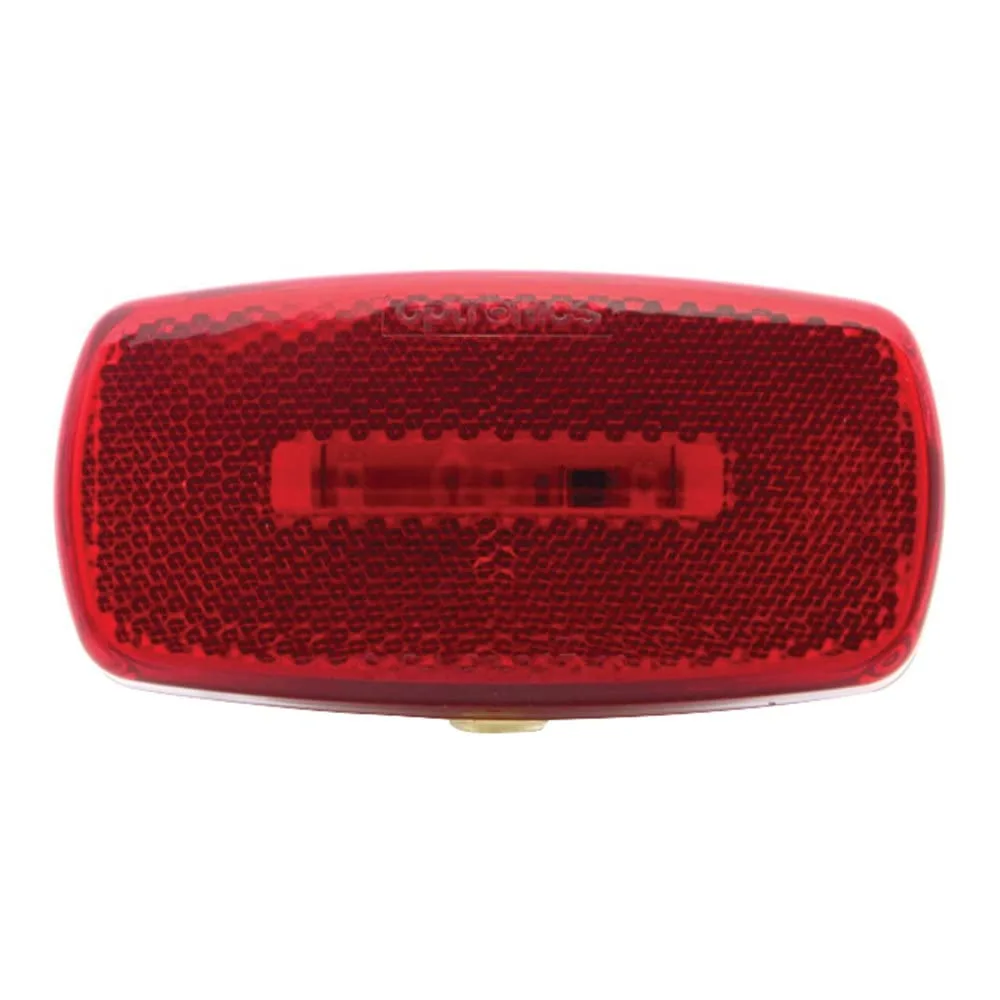 Optronics MCL32RBS Surface Mount LED Marker Clearance Light with Reflex, Red 1 Count (Pack of 1)