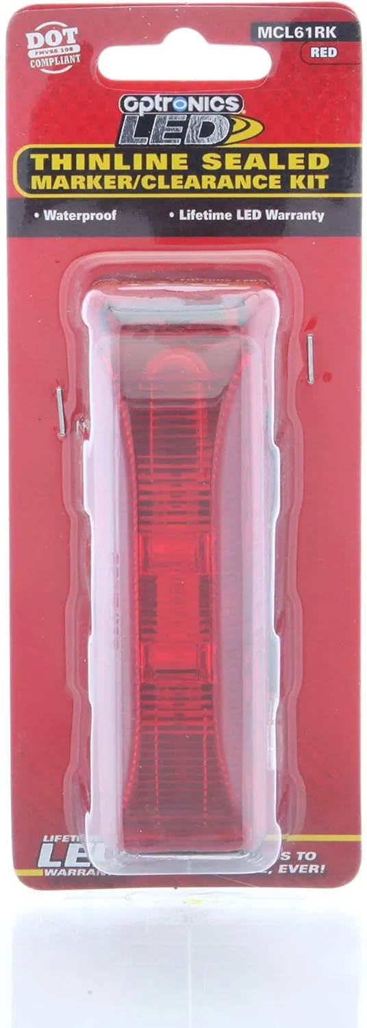 Optronics MCL61RK LED Marker/Clearance Light Kit, Red