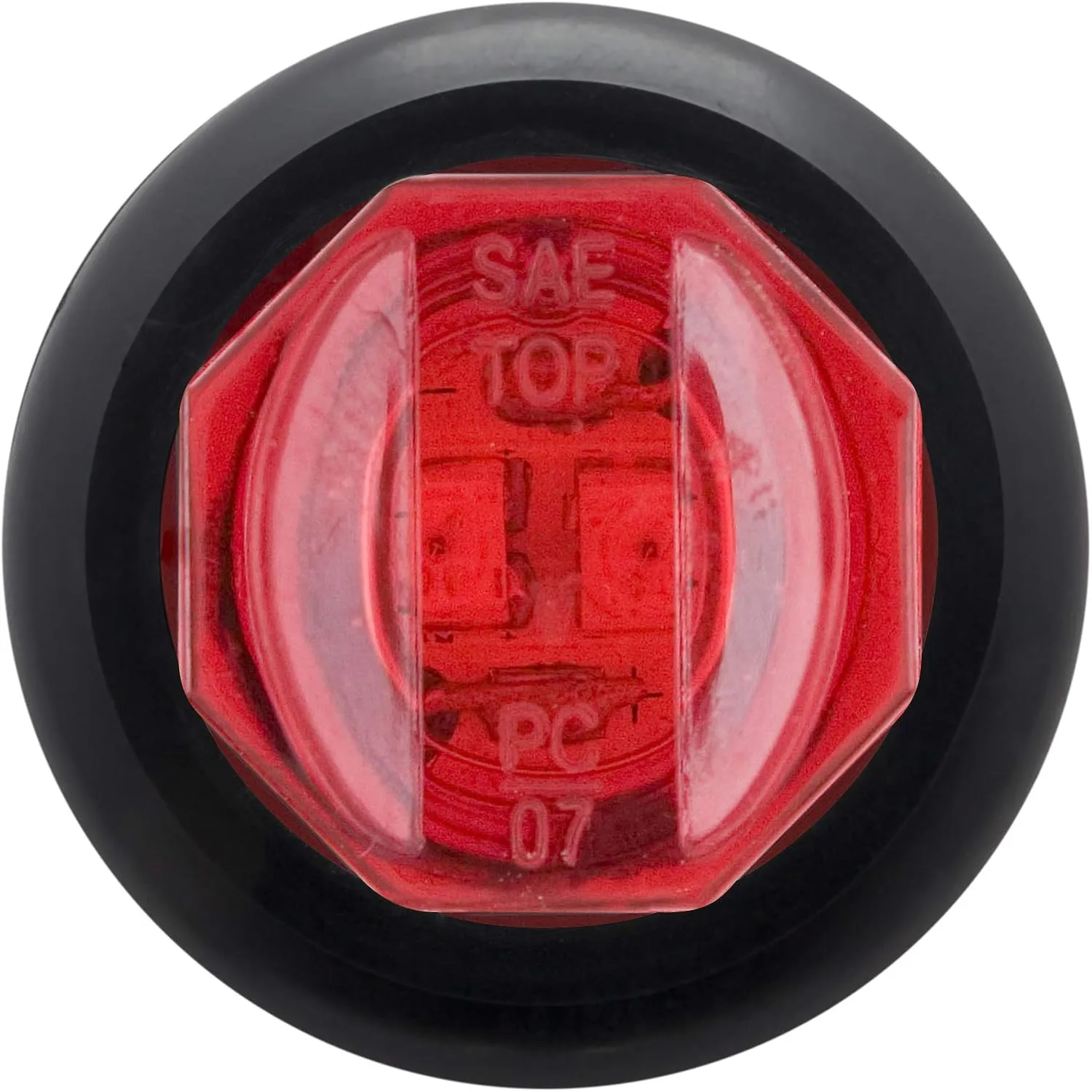 Optronics LED 3/4" Round Red Marker Light w/Grommet