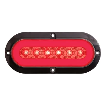 OPTRONICS STL111RFB LED Tail Light Oval Flange Mount