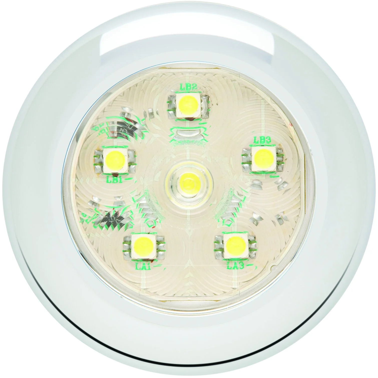 Optronics UCL60CBP Clear Round Sealed LED Utility Light, White