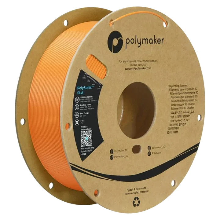    PolySonic™ PLA (1.75mm, 1000g) Orange