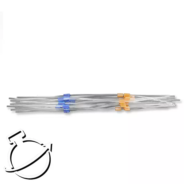 Standard, flared orange/blue (0.25mm)