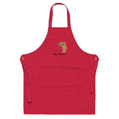Respek My Meat cotton apron