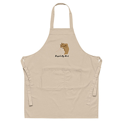 Respek My Meat cotton apron