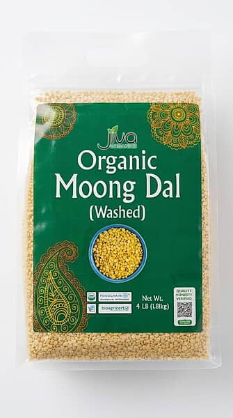 Moong Dal Split Yellow 4LB JIVA ORG