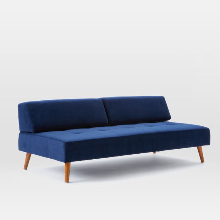 Retro Sofa In Blue - Three Seater Retro Sofa In Blue - Three Seater