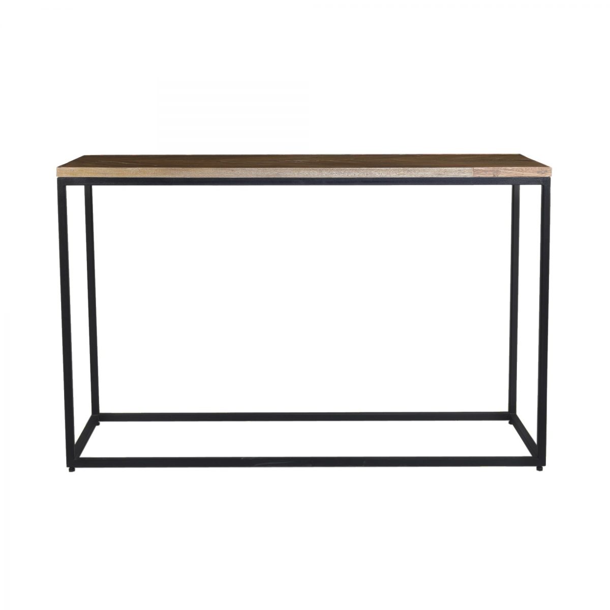 Herringbone Series Console Table In Black Base Herringbone Series Console Table In Black Base