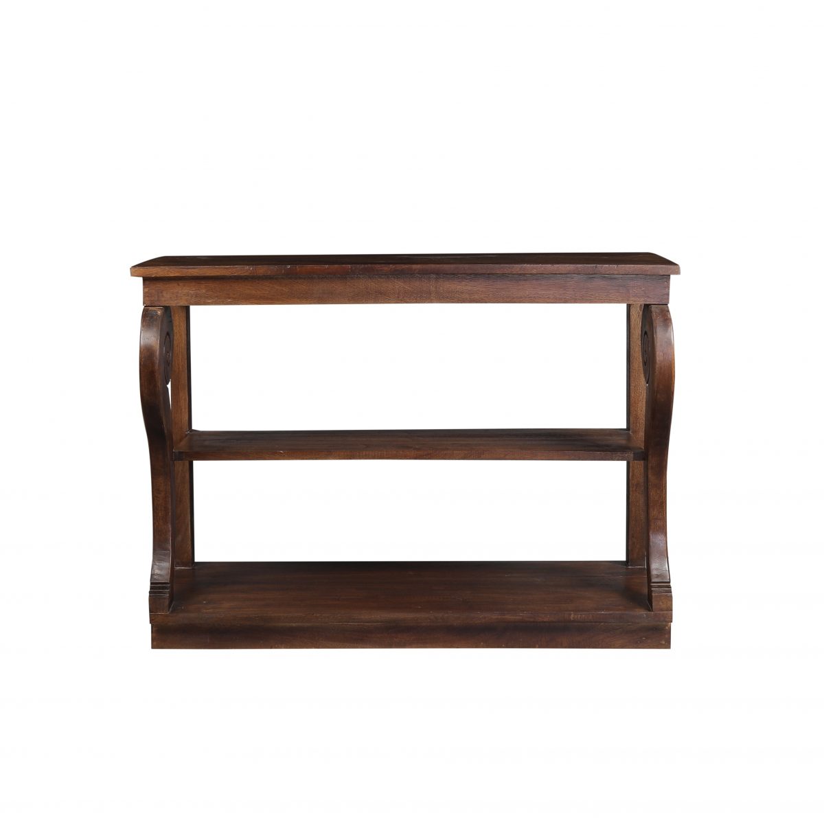 Louis Series Console Table In Walnut Finish Louis Series Console Table In Walnut Finish