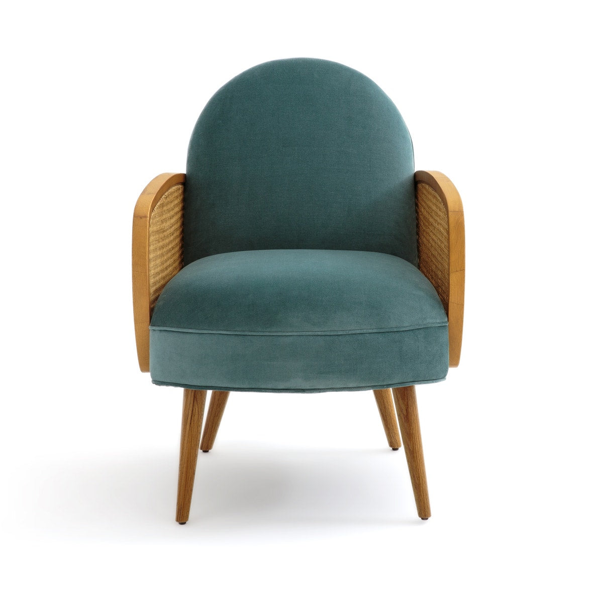 Miranda Rattan Arm Chair In Sky Miranda Rattan Arm Chair In Sky