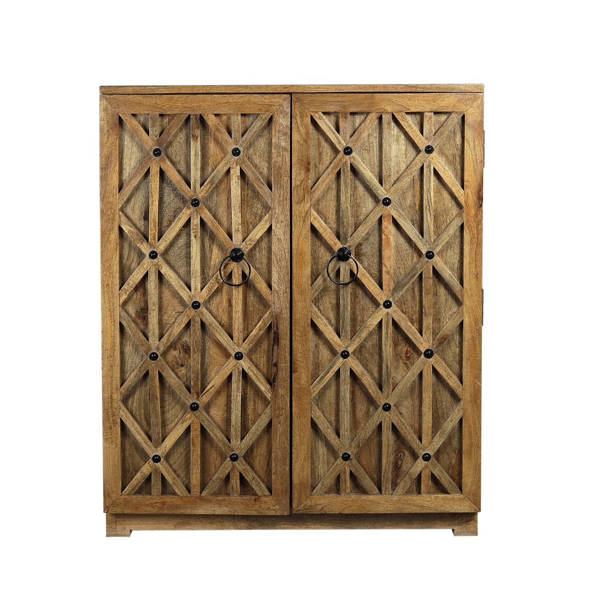 18TH C. French Bar Cabinet In Solid Mango Wood 18TH C. French Bar Cabinet In Solid Mango Wood