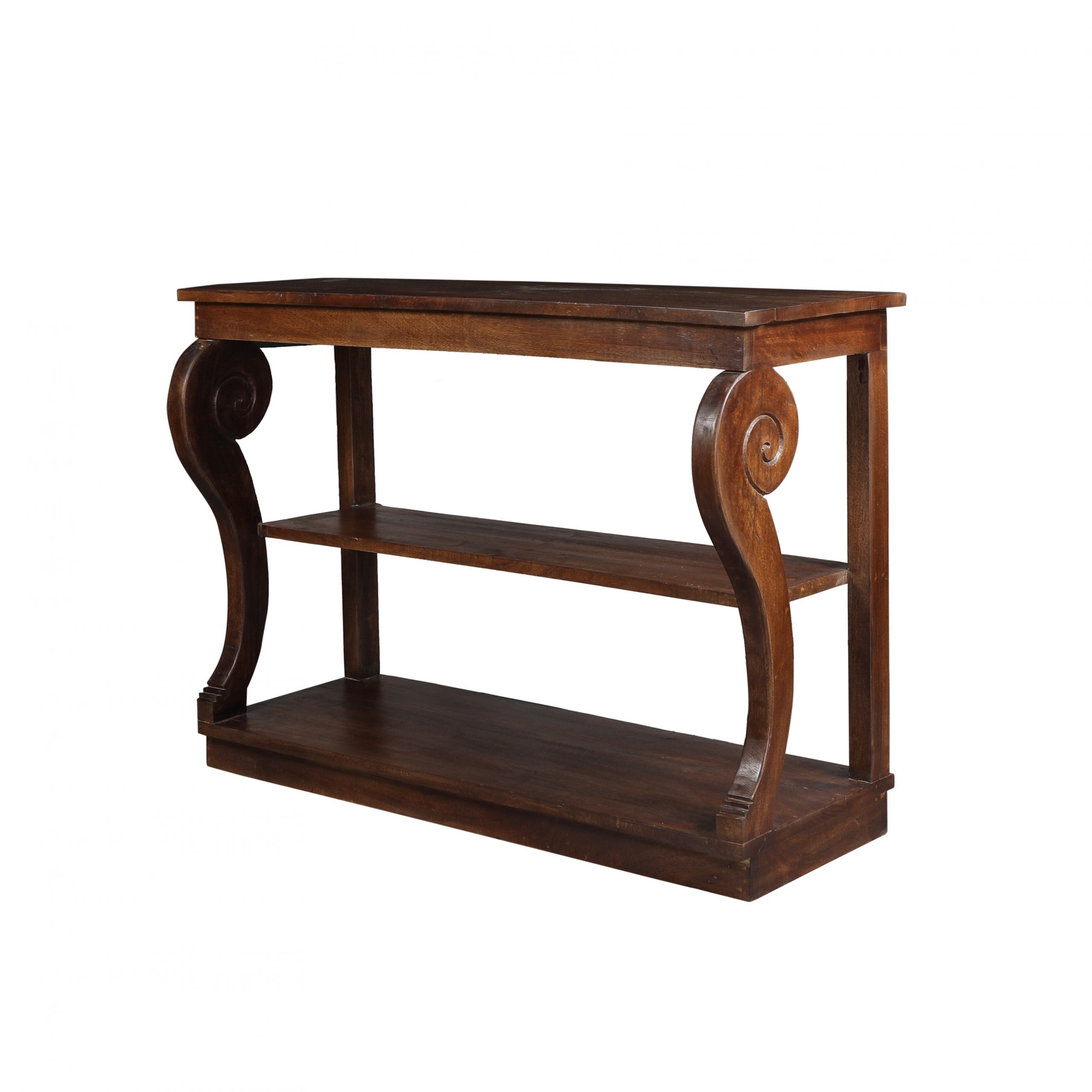 Louis Series Console Table In Walnut Finish Louis Series Console Table In Walnut Finish