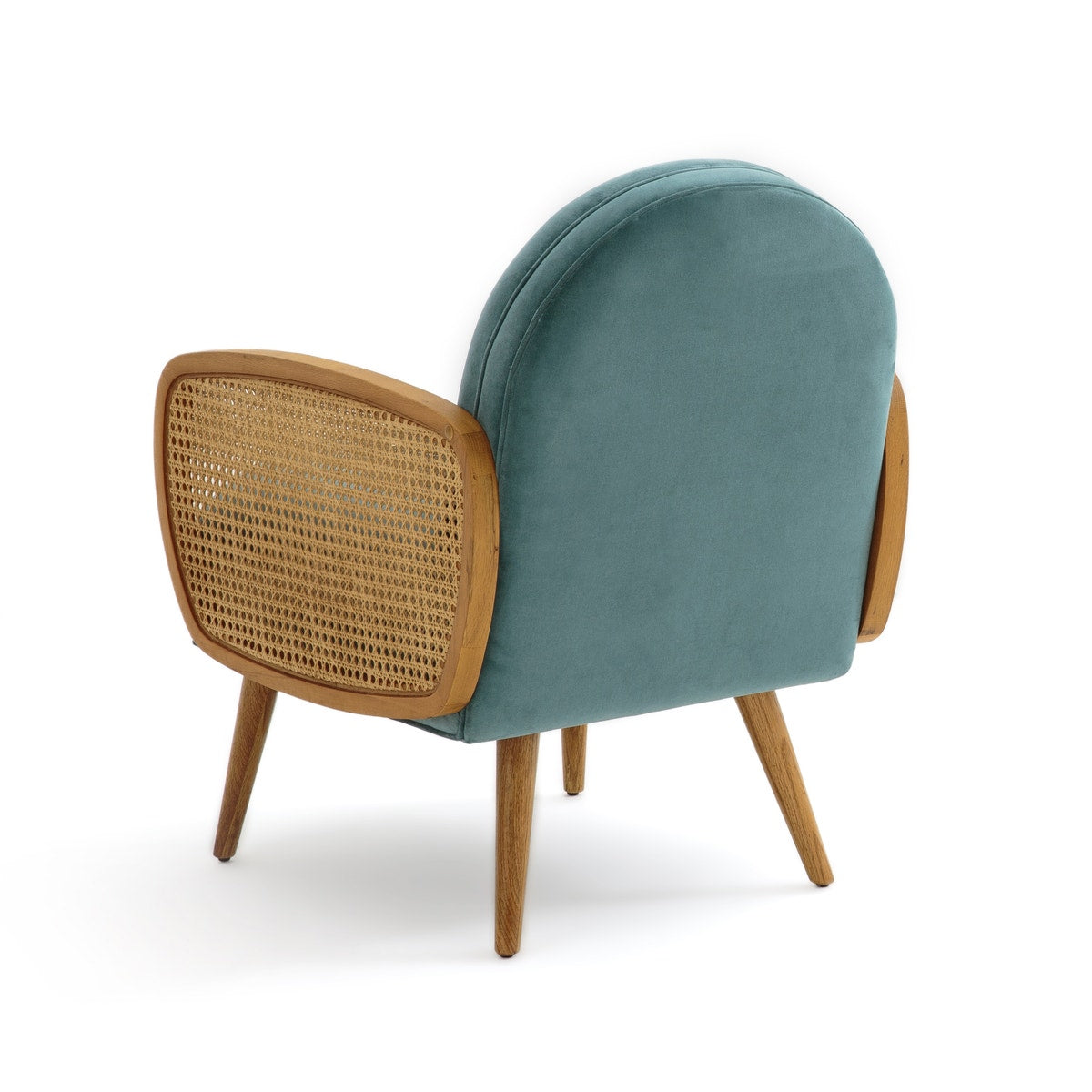 Miranda Rattan Arm Chair In Sky Miranda Rattan Arm Chair In Sky
