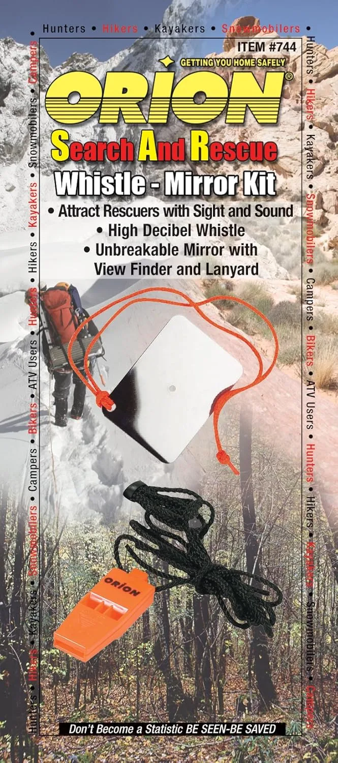 Orion Safety Products 744 Whistle and Mirror Kit
