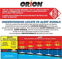 Orion 234 Locator Plus 3 Signal Kit with Whistle & Flag in Floating Case