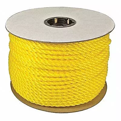 1/2 X 600 TWISTED POLYLITE YELLOW