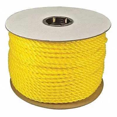 1/2 X 600 TWISTED POLYLITE YELLOW
