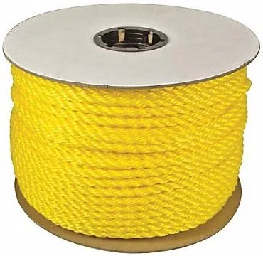 1/2 X 600 TWISTED POLYLITE YELLOW