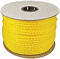 1/2 X 600 TWISTED POLYLITE YELLOW