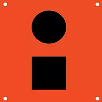 Orion Safety 925 Distress Flag 3'X3' USCG , Orange