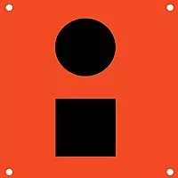 Orion Safety 925 Distress Flag 3'X3' USCG , Orange