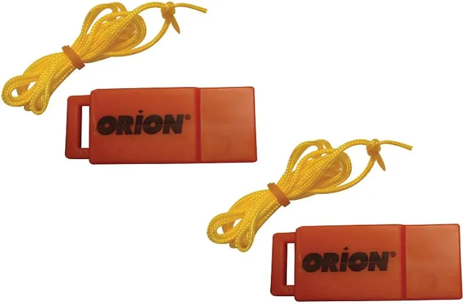 Orion Safety Whistle w/Lanyards - 2-Pack