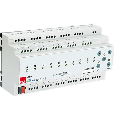 EAE KNX 1-10V Dimmer Actuator 16A 10CH