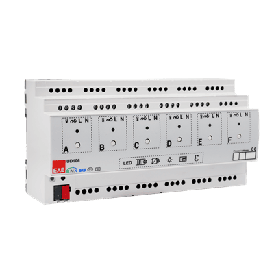 EAE KNX Universal Dimmer Module 300V 6CH
