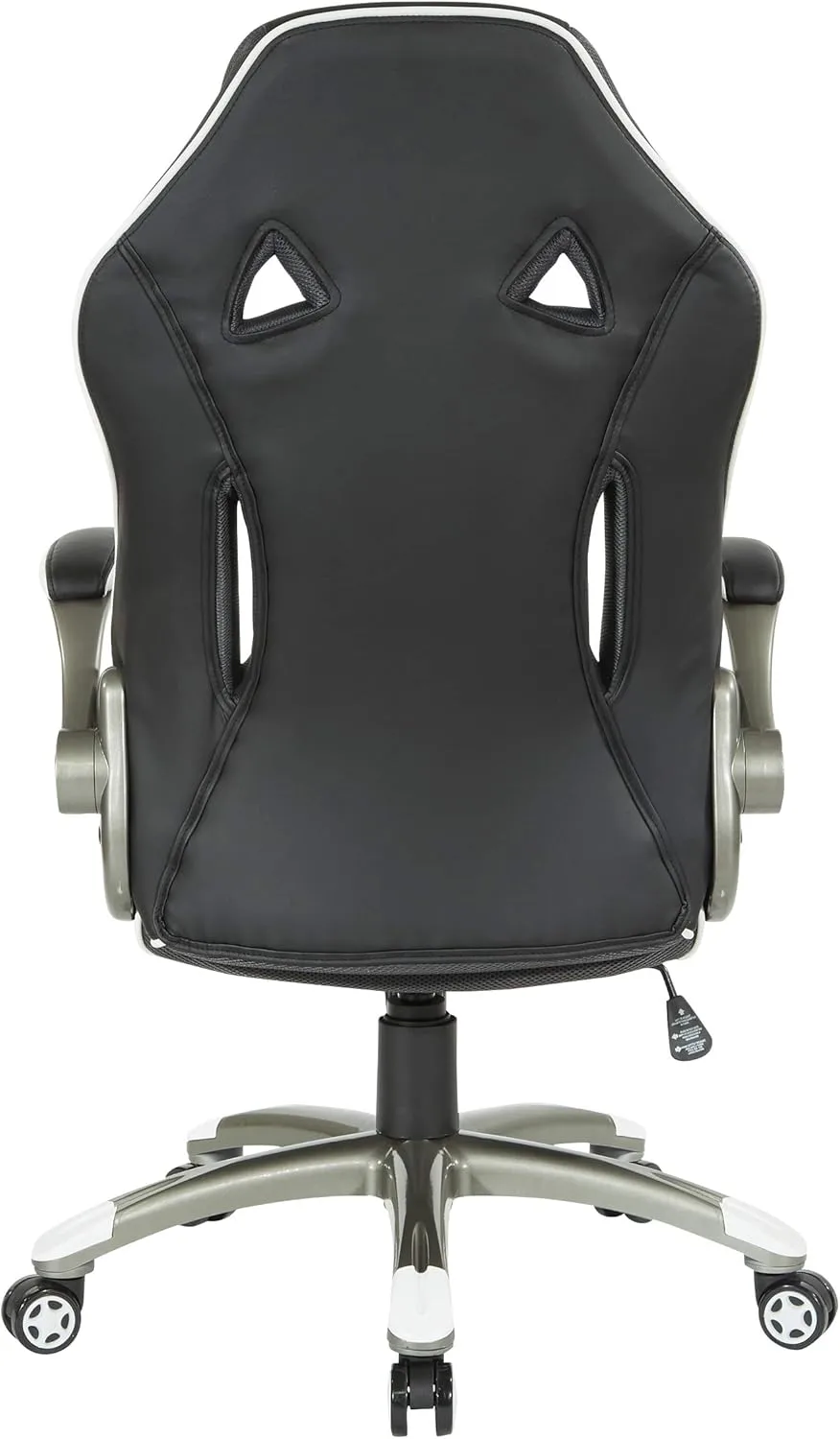 OSP Home Furnishings Xplorer 51 Ergonomic Adjustable High Back Gaming Chair with Lumbar Support and Padded Flip Arms