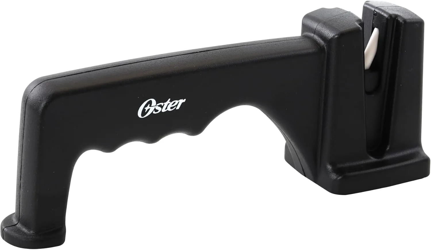 Oster Trussville Knife Sharpener w/Slip Resistant Handle – Black Black (Sharpener)