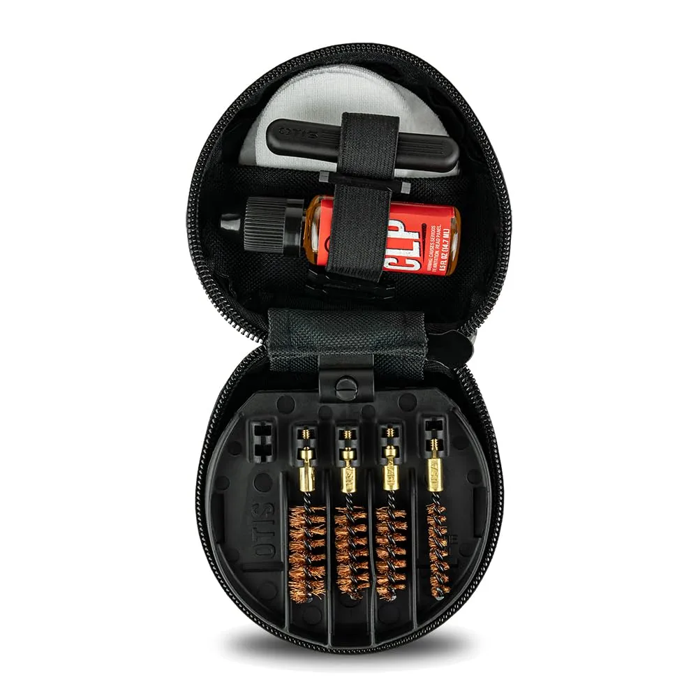 Otis Universal Pistol Cleaning Kit (.22 Cal, 38 cal/9mm, 40 cal/10mm, 45 Cal)