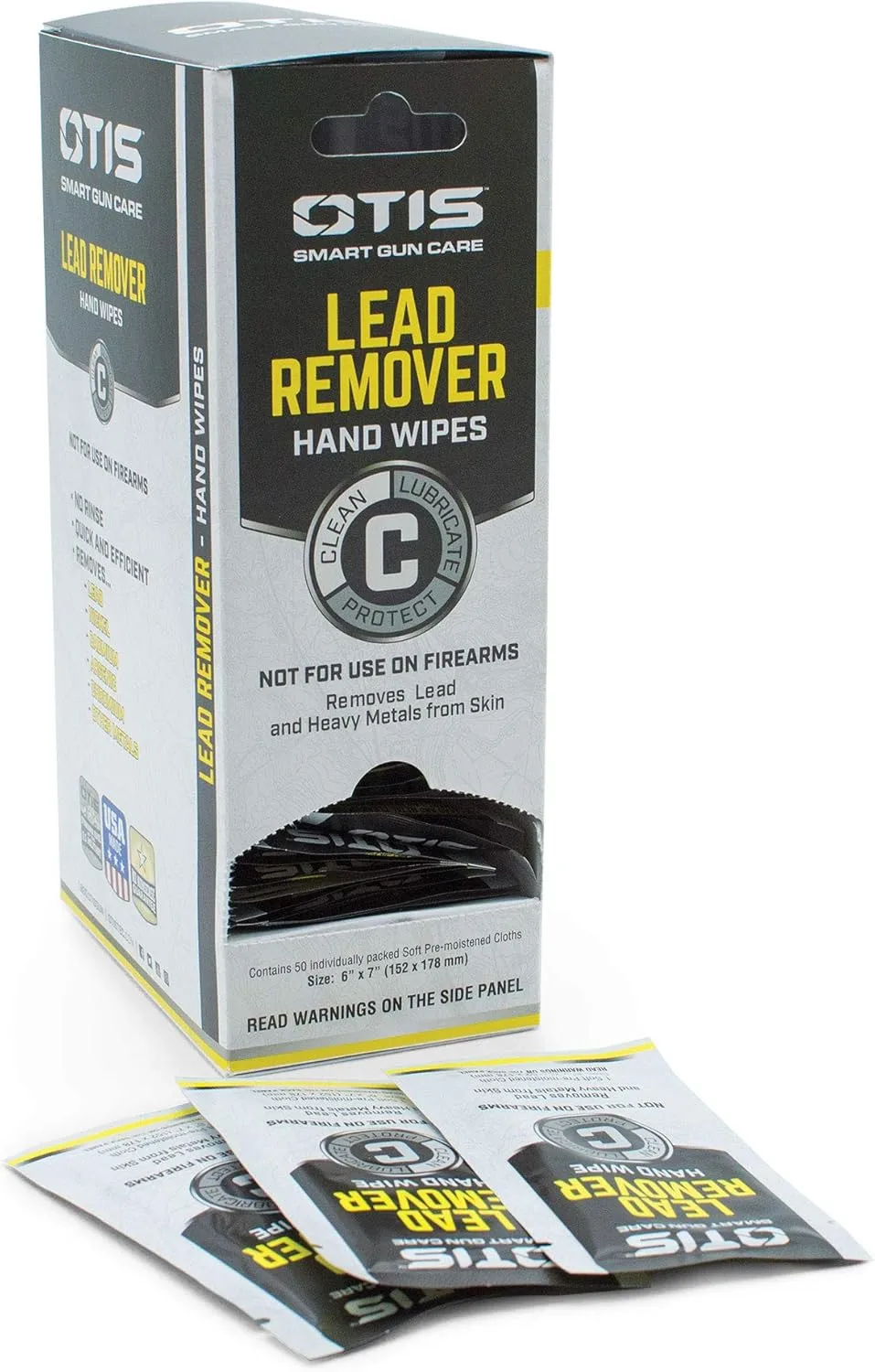 Otis Technology Lead Remover Hand Wipes, Multi (FG-LRW-50)