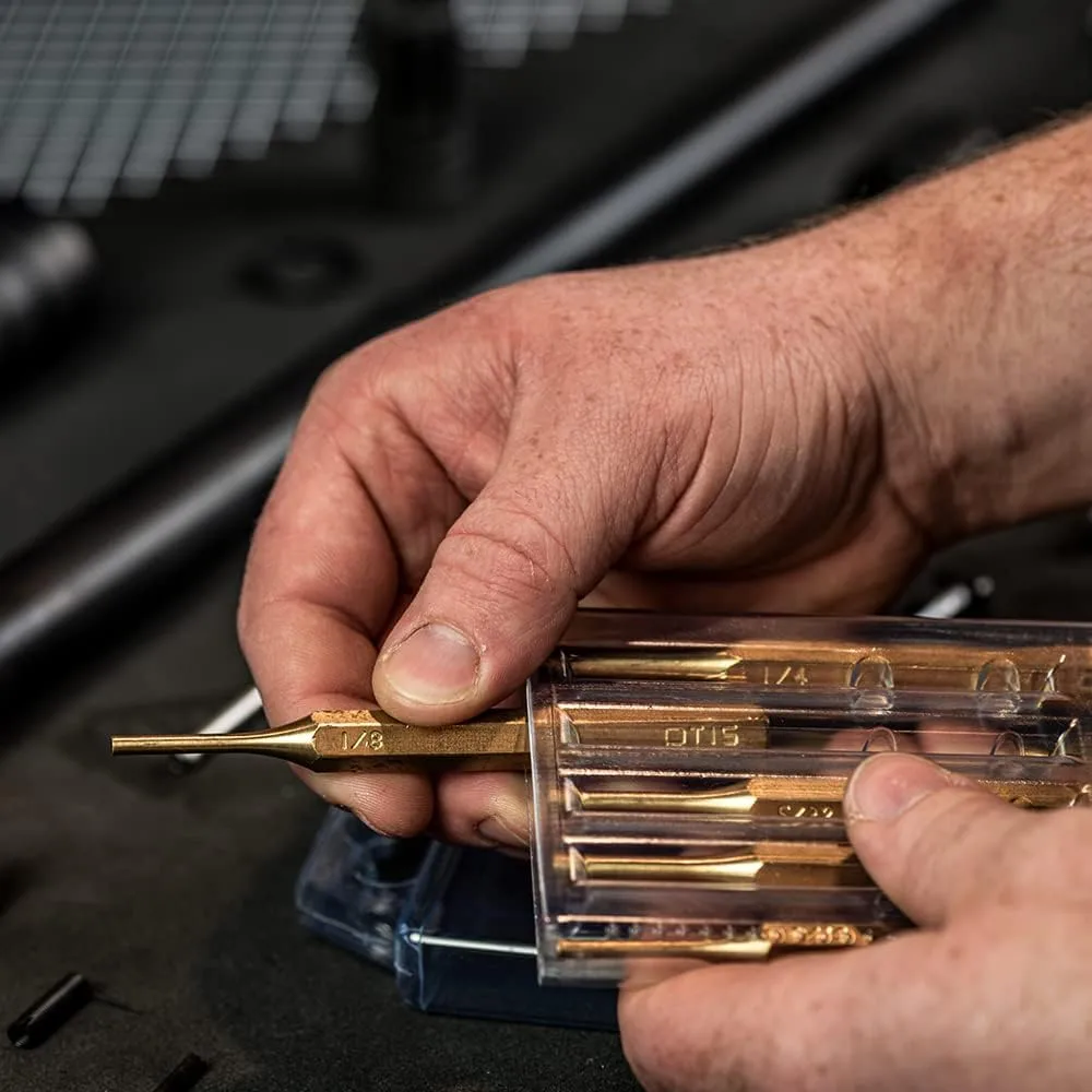 Otis Technology Pro+ 5 Piece Brass Punch Set