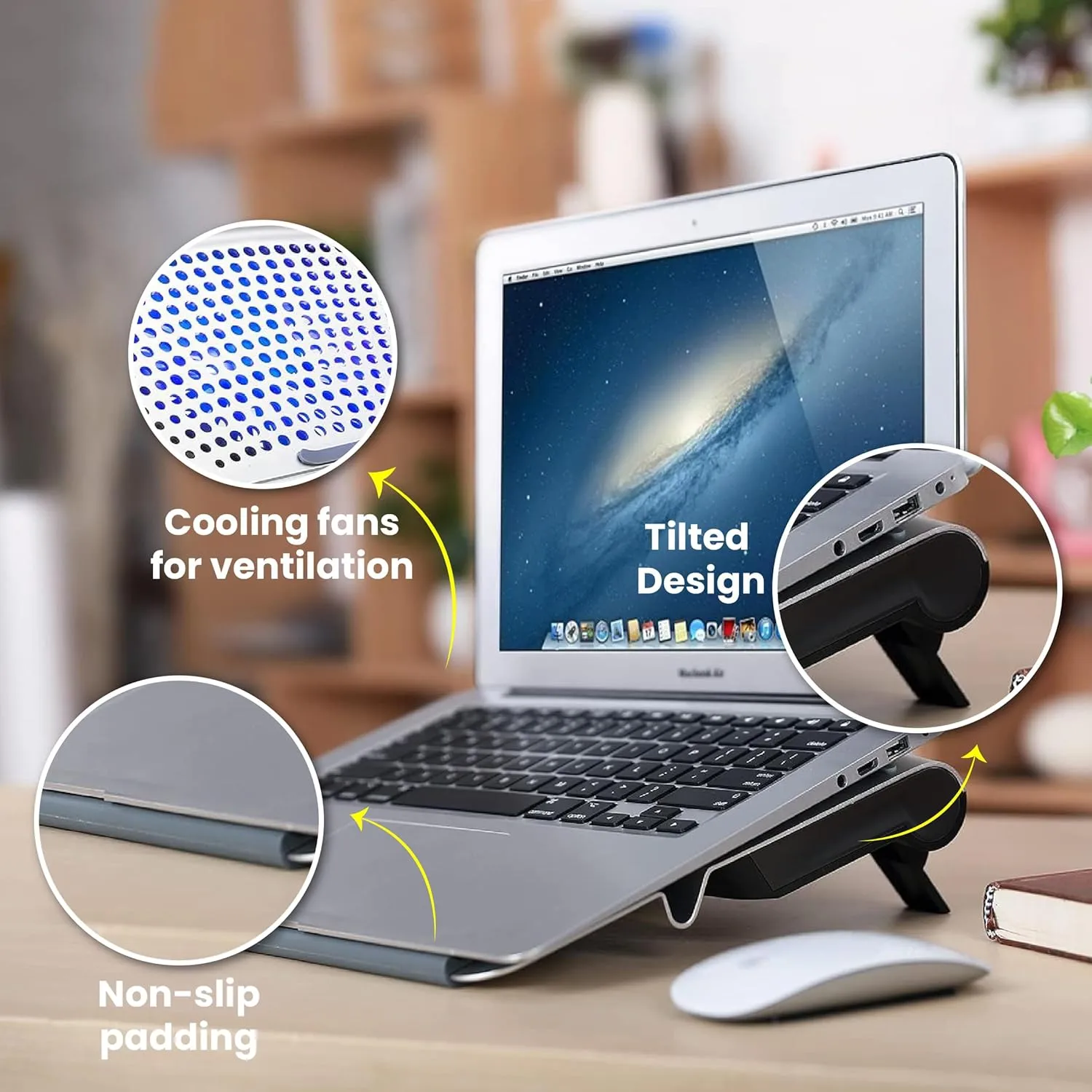 OTM Essentials Aluminum Laptop Riser Stand