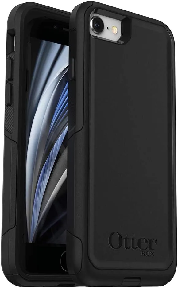 OtterBox Commuter Series Case for iPhone SE 3rd & 2nd Gen, iPhone 8, iPhone 7 Black | not Compatible with Plus Sized Models