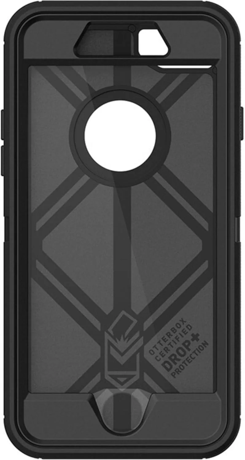 OtterBox iPhone SE 3rd/2nd Gen, iPhone 8/7 (Non-Retail/Ships in Polybag) Defender Series Case - Black, Rugged & Durable