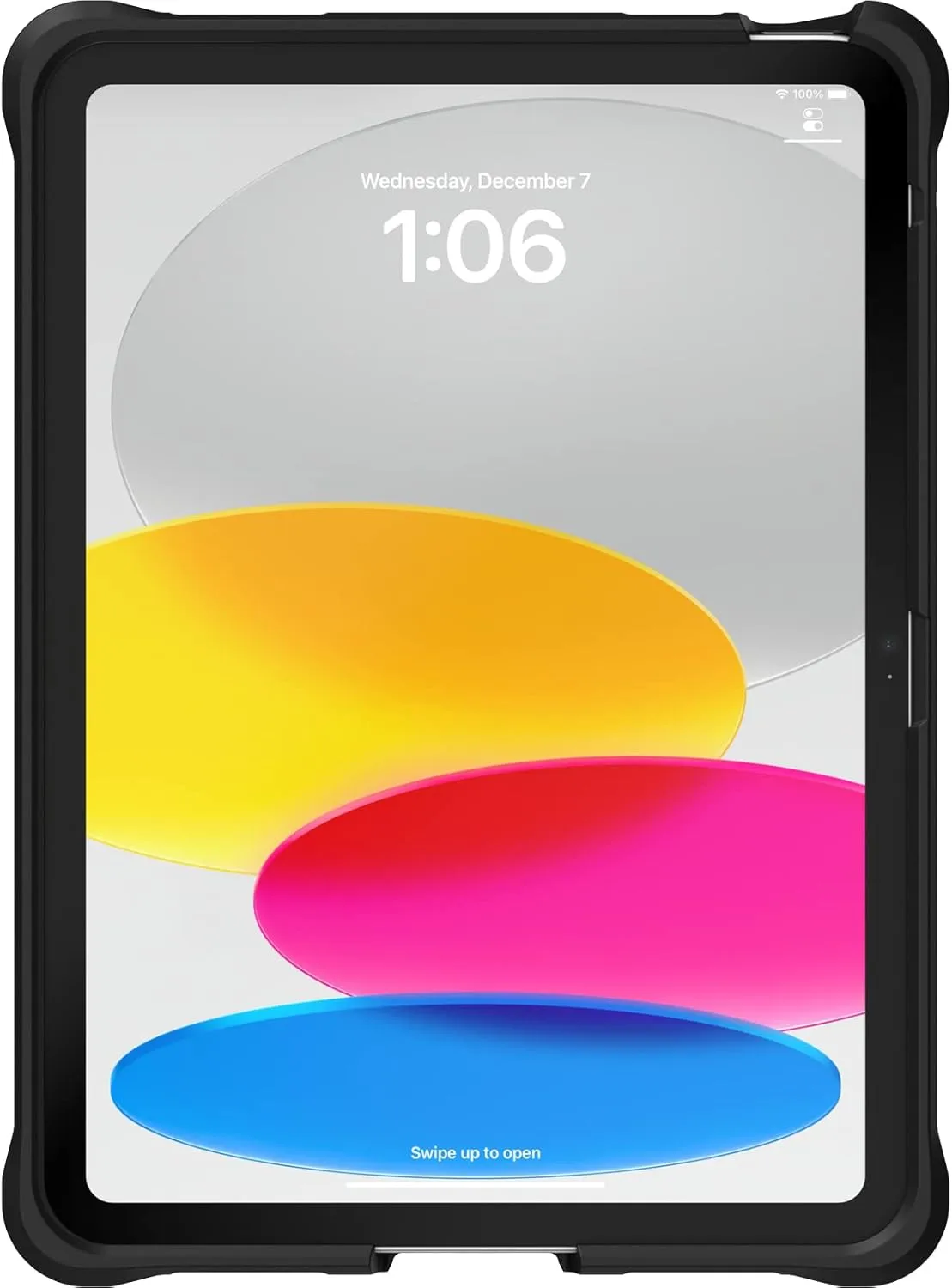 OtterBox iPad (10th Gen) uniVERSE Series Case - For Apple iPad (10th Generation) Tablet - Black - Synthetic Rubber